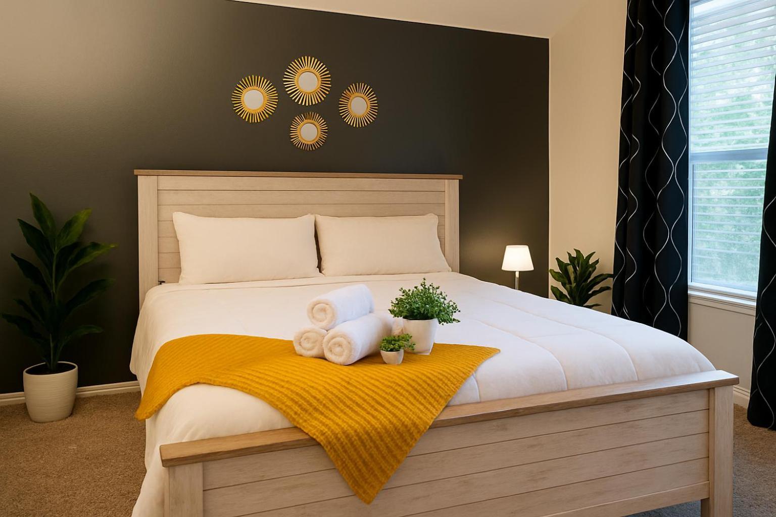 Work, Play & Stay King Bed With Foosball! Aubrey Ngoại thất bức ảnh